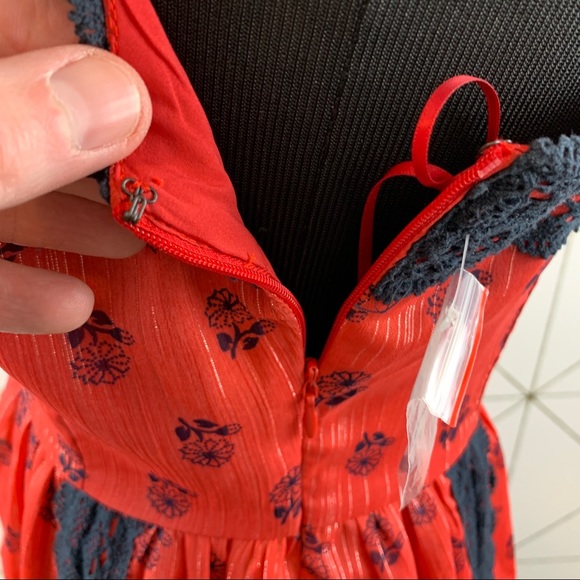 Modcloth Floral And Lace Boho Maxi Dress Size Small - Picture 7 of 14